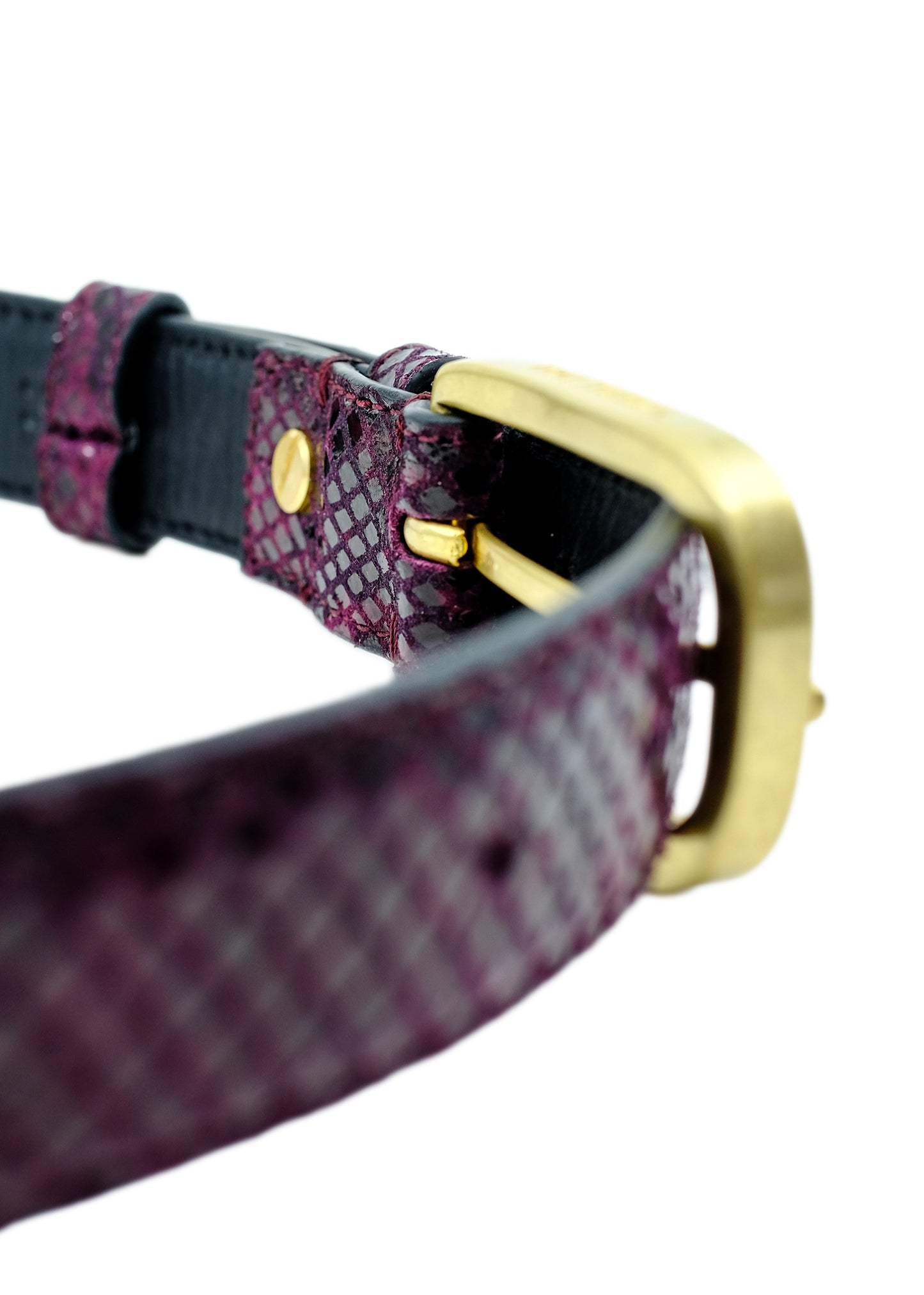 Serpent Belt Dark Plum