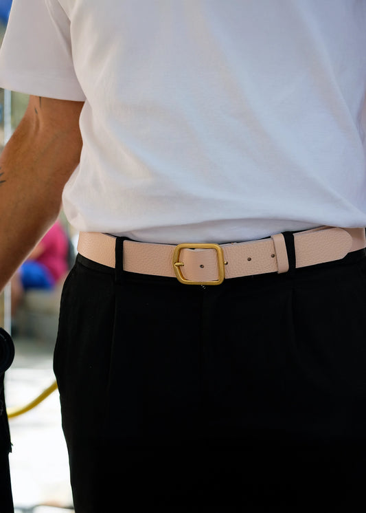 Grunge Belt Nude Pink