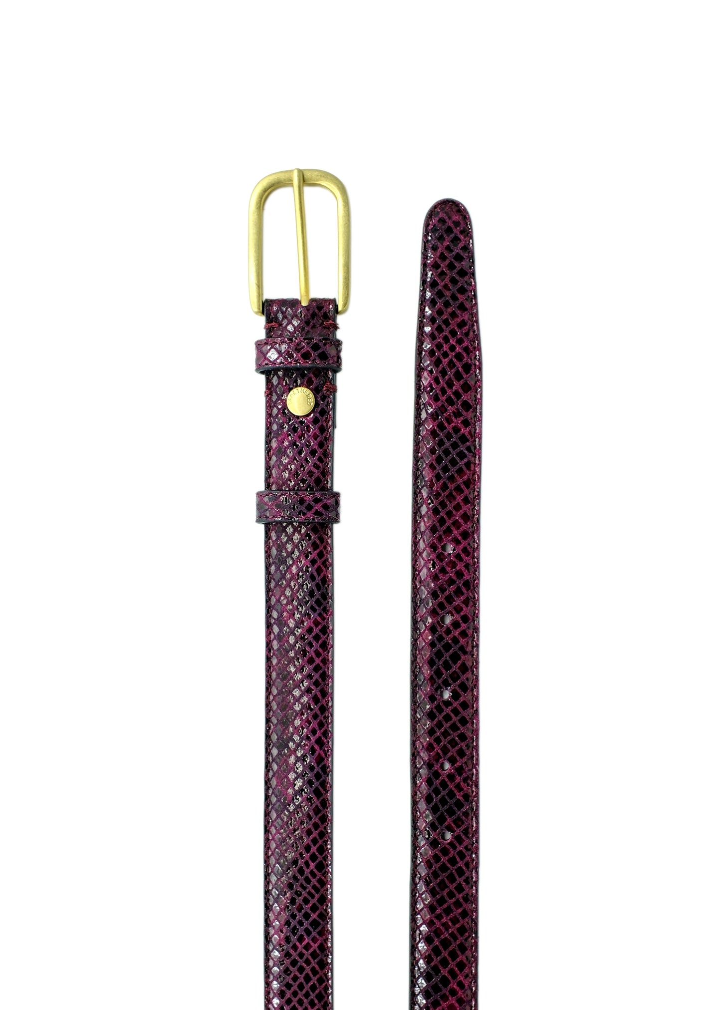 Serpent Belt Dark Plum