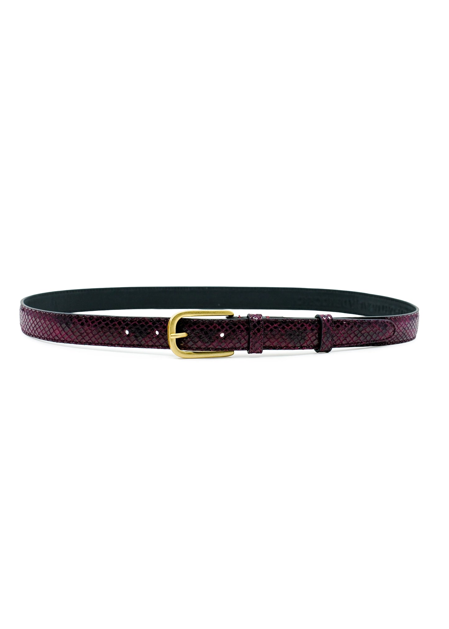 Serpent Belt Dark Plum